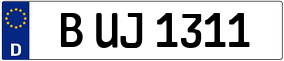 Truck License Plate